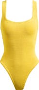 Hunza G Square Neck One-Piece Swimsuit