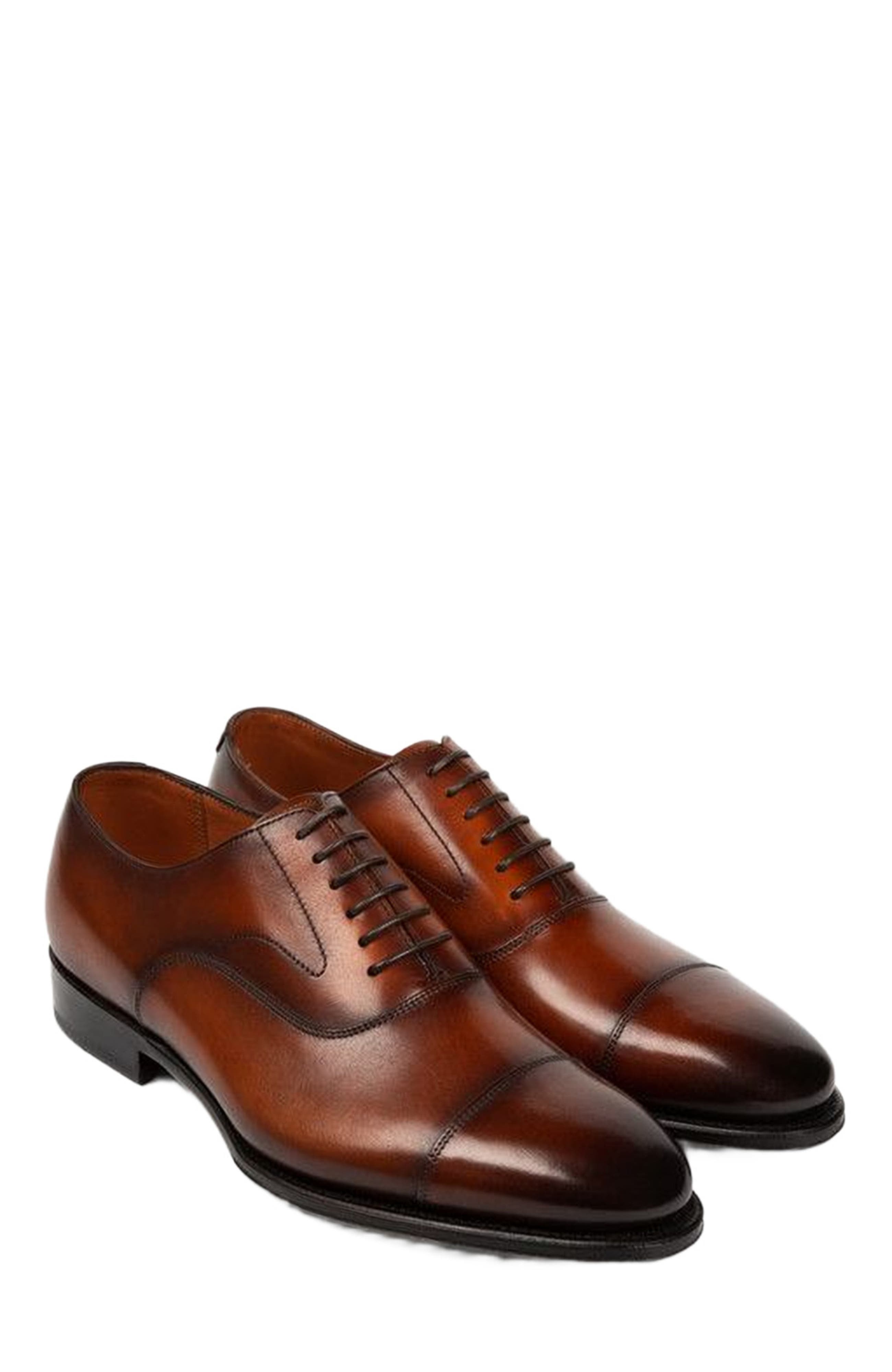 Regent Cap-toe Oxford, Alternate, color, Vintage Amber Tan