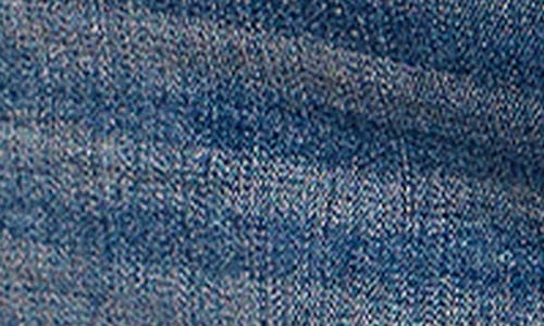Slink Jeans Side Vent Denim Shorts In Blue