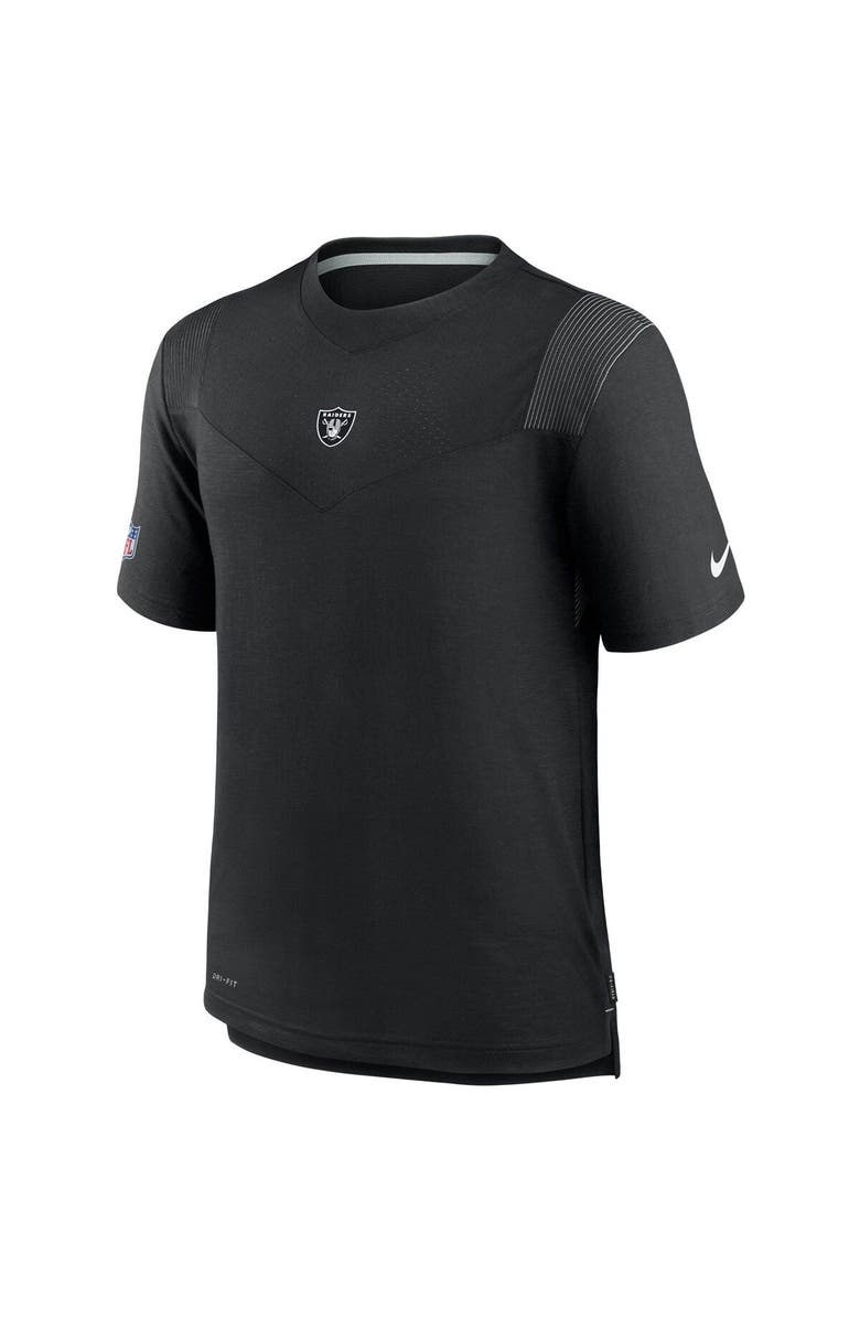 Nike Men's Nike Black Las Vegas Raiders Sideline Player UV Performance T-Shirt, Alternate, color, 