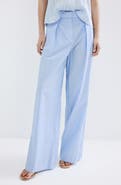 MANGO Pinstripe Wide Leg Pants