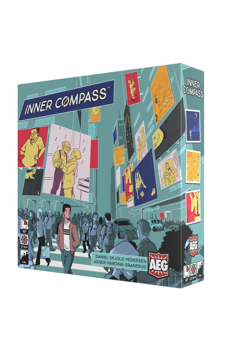Alderac Entertainment Group (AEG) Inner Compass Board Game, Ages 14+, Main, color, Multicolored
