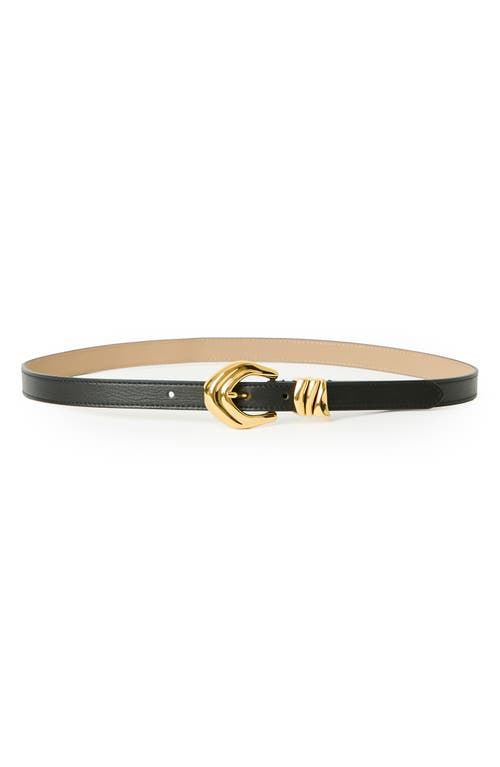 B-low The Belt Cassian Mini Leather Belt In Black