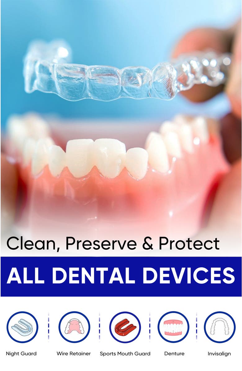 MySmile Denture Cleaning Tablets, Alternate, color, Mint Blue