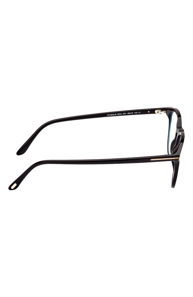 TOM FORD 50mm Blue Light Blocking Glasses, Alternate, color,