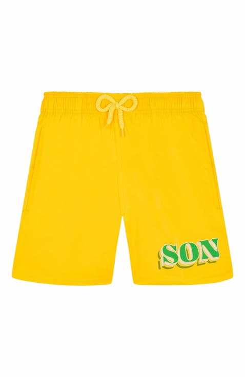 Kids' Stretch Swim trunks Dad and Son