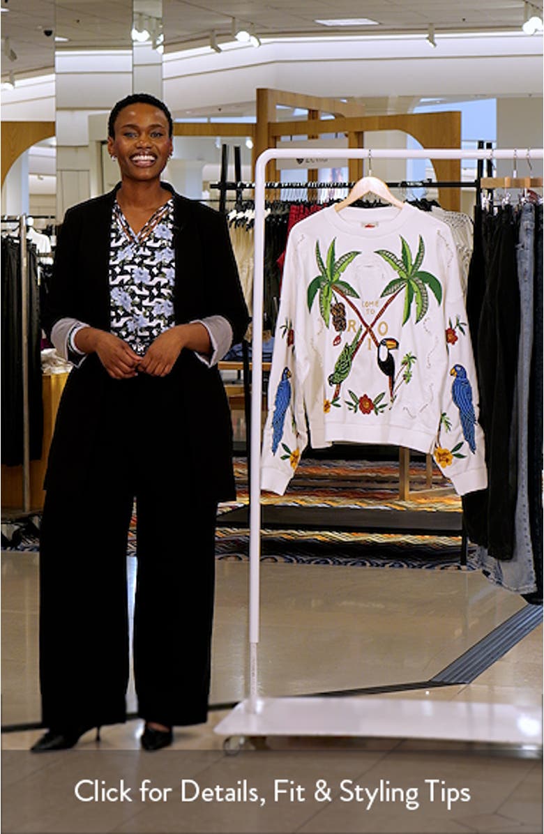 Coconut Trees Come to Rio Sweatshirt, sales video thumbnail