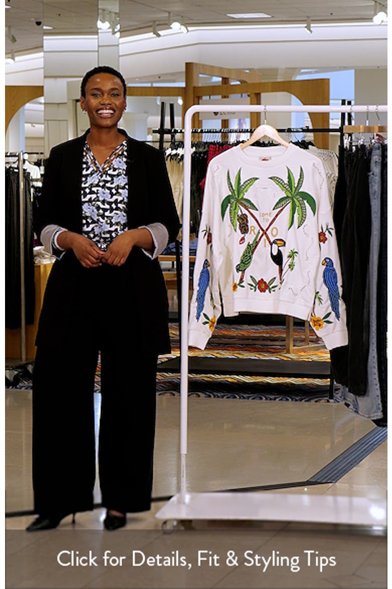 Coconut Trees Come to Rio Sweatshirt video
