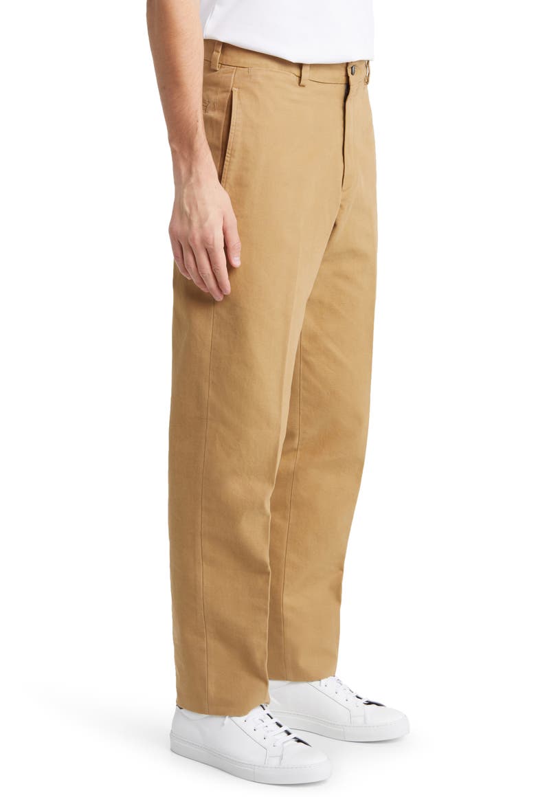 Charleston Flat Front Khakis, Alternate, color, BRITISH TAN