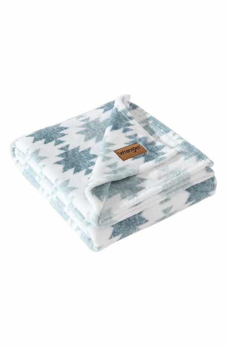 Wrangler Canyon Ikat Plush Fleece Throw