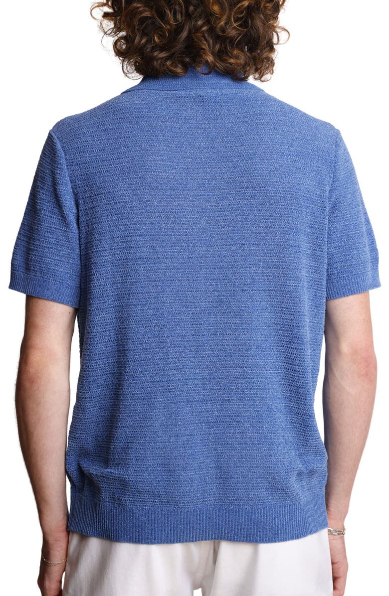 PAISLEY & GRAY Open Knit Johnny Collar Polo, Alternate, color,