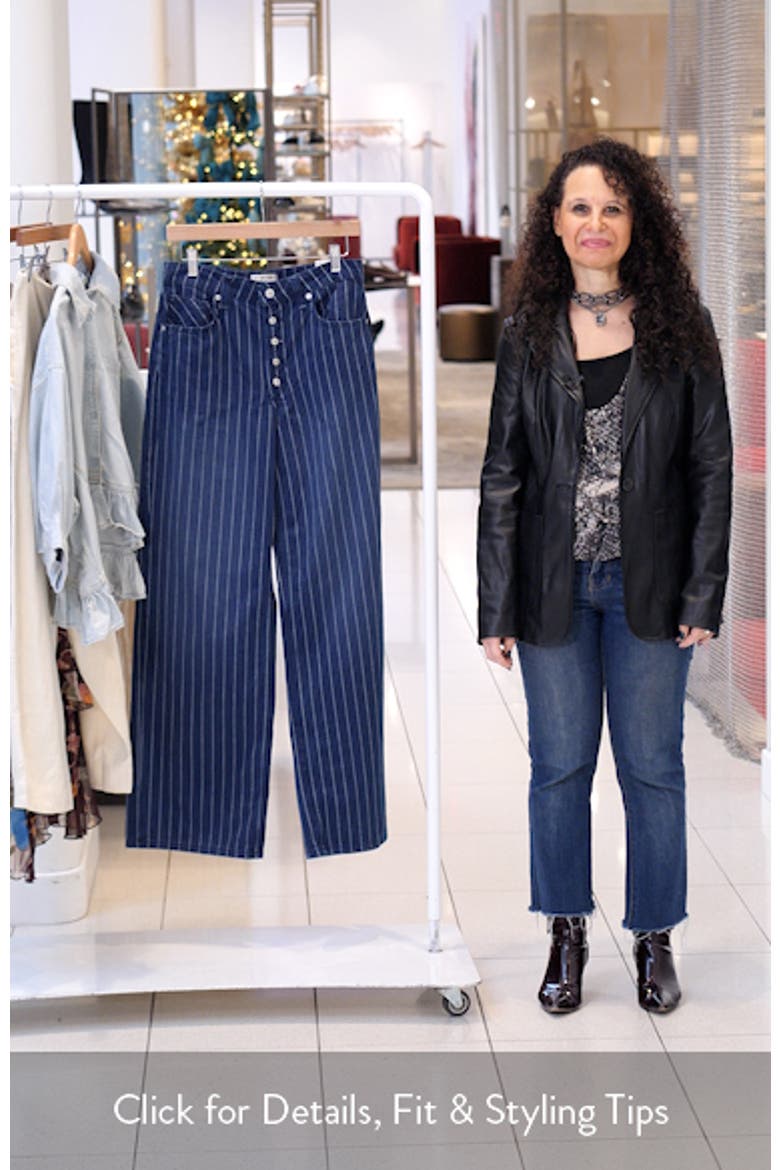 Nia Stripe Boyfriend Jeans video