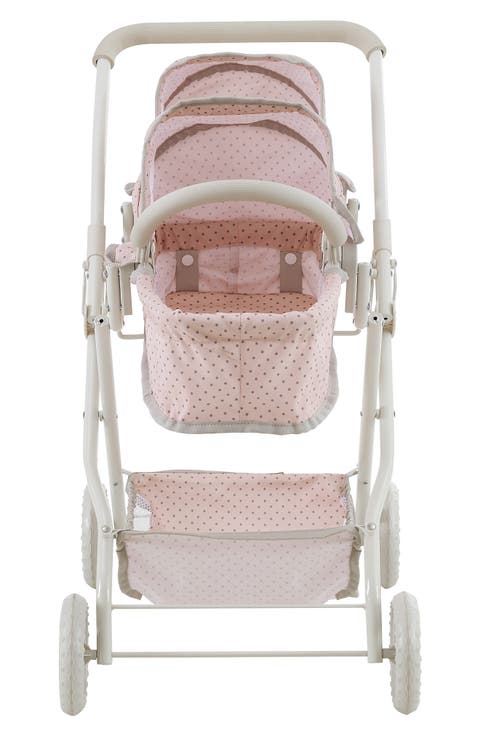 Olivia's Little World Double Bassinet Play Stroller