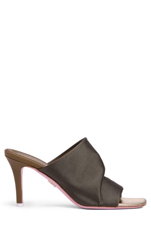 Beautiisoles Lana Slide Sandal In Khaki