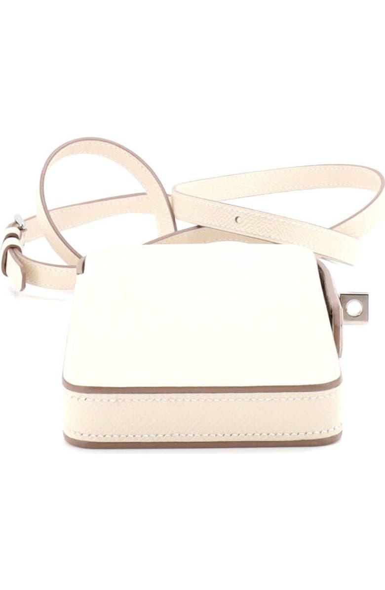 Pre-Owned Hermes Hac a Box Phone Case Epsom, Alternate, color, Craie