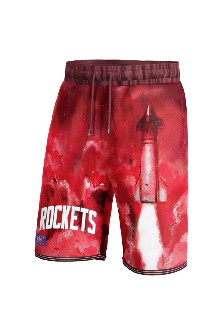 Unisex NBA & KidSuper Studios by Fanatics Red Houston Rockets Hometown Shorts, Alternate, color, Red