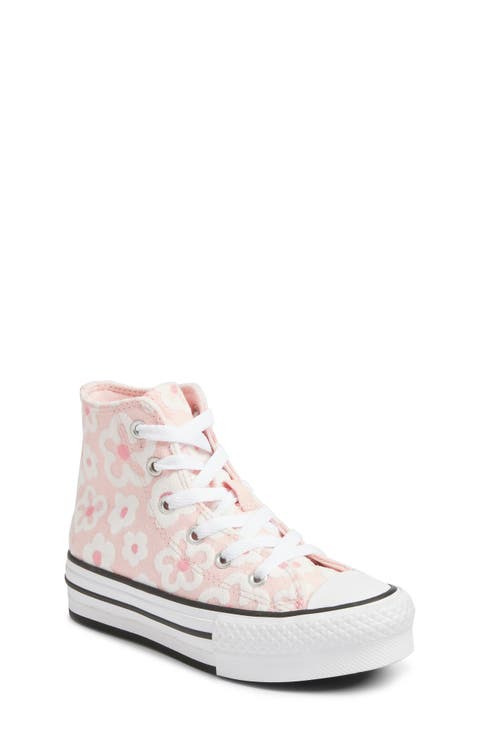 Kids' Chuck Taylor® All Star® EVA Lift Floral High Top Sneaker (Toddler & Little Kid)