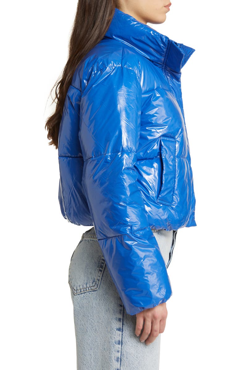 VERO MODA Shiny Crop Puffer Jacket, Alternate, color, 