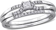 Julianna B. Diamond Split Shank Bridal Ring Set