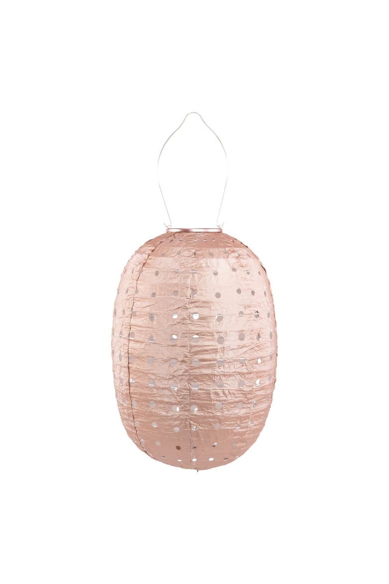 Soji Stella - Barrel Swiss Dot - Solar Lantern, Main, color, Rose