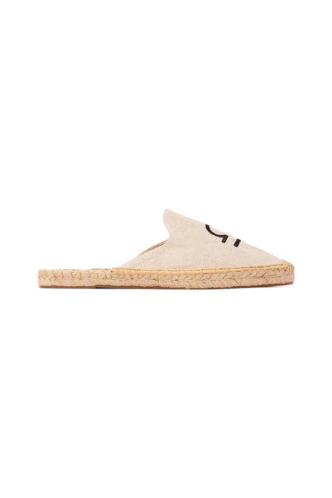 The Smoking Mule Embroidery Espadrille