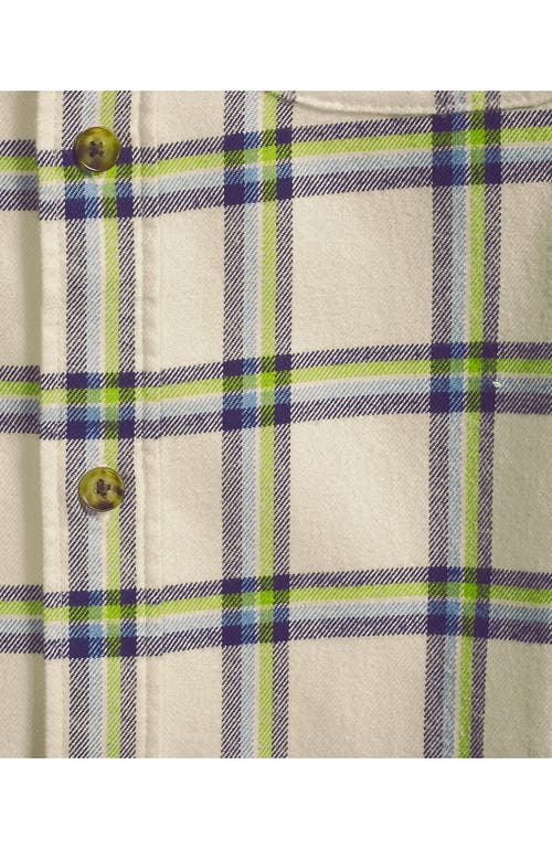 Lands' End Traditional Fit Flagship Flannel Shirt In Pattern