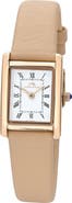 PORSAMO BLEU Karolina Leather Strap Watch, 21.5mm x 30mm