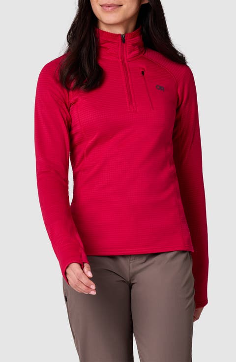 Vigor Grid Fleece Quarter Zip