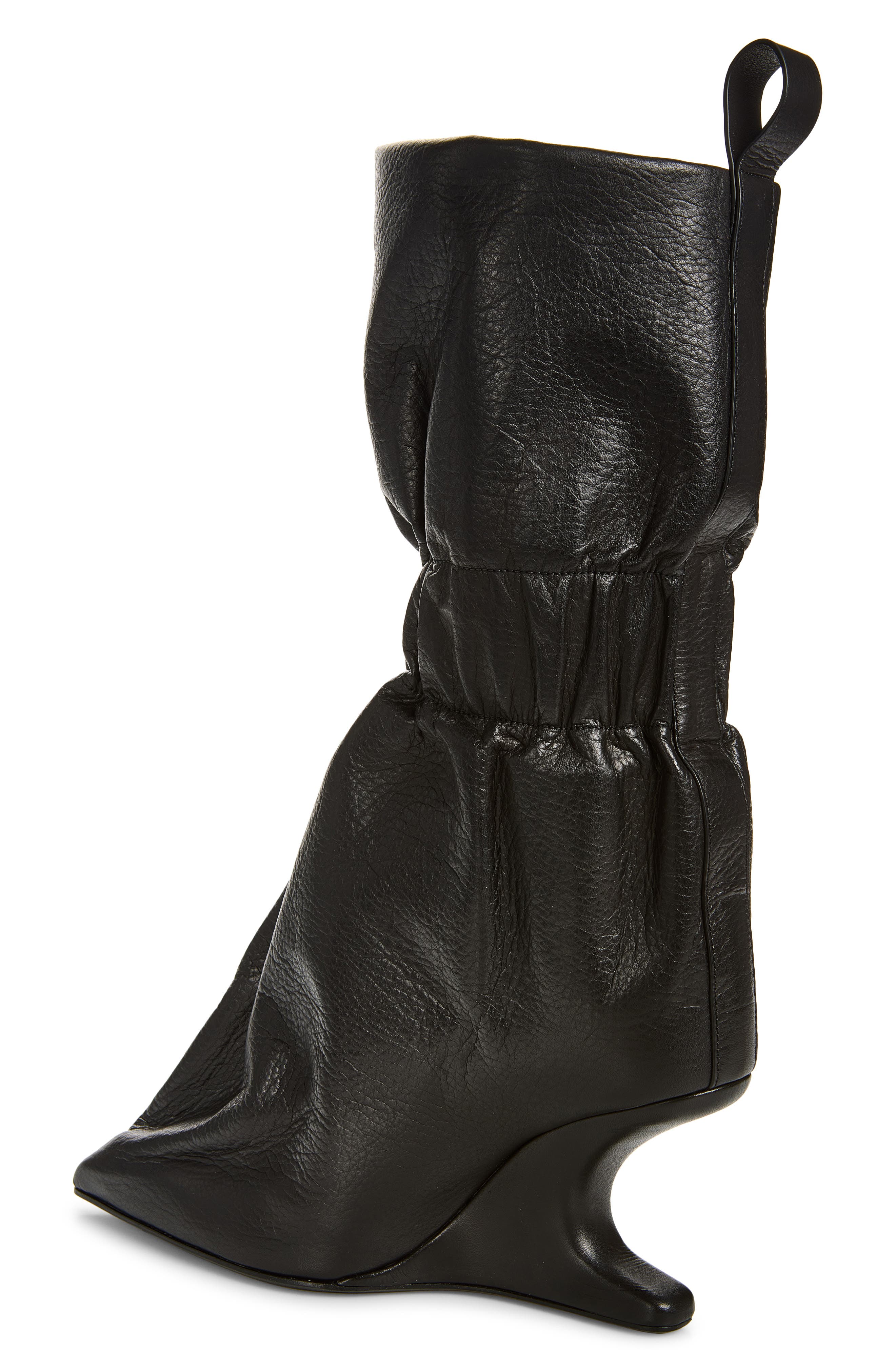 Cantitaquito Pointed Toe Wedge Boot, Alternate, color, BLACK