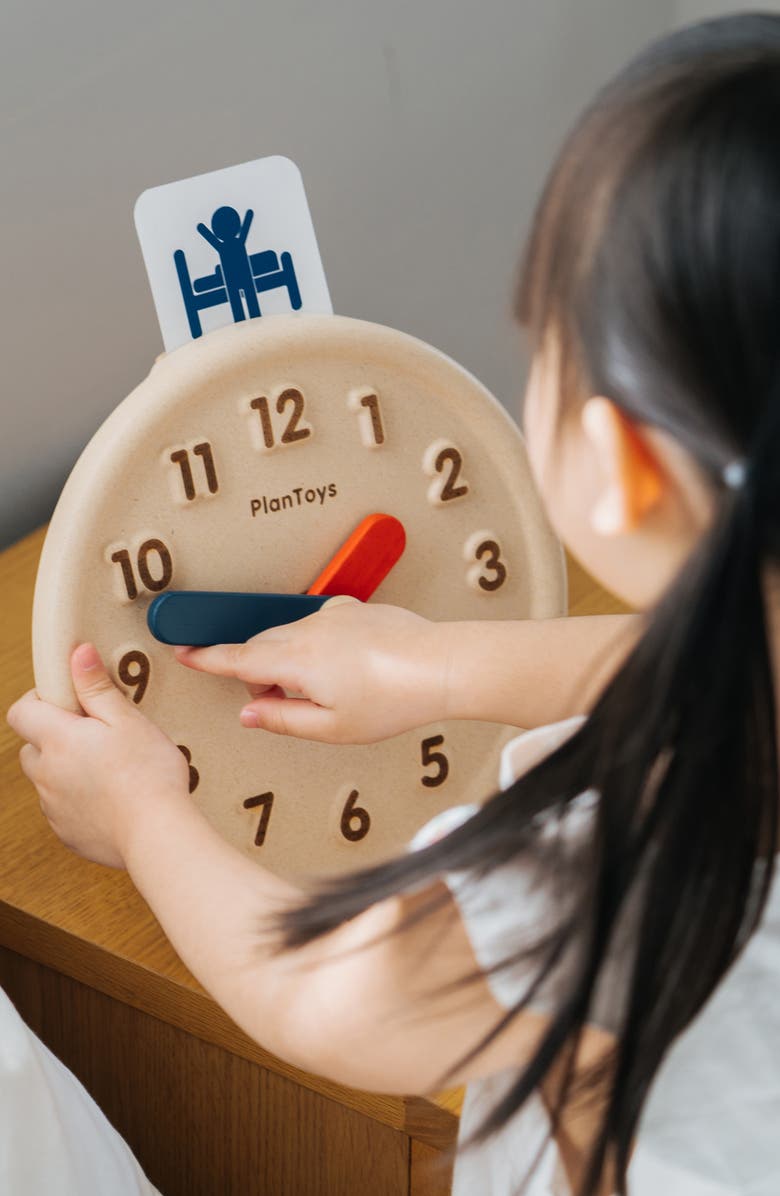 PlanToys<sup>®</sup> Activity Clock, Alternate, color, Assorted