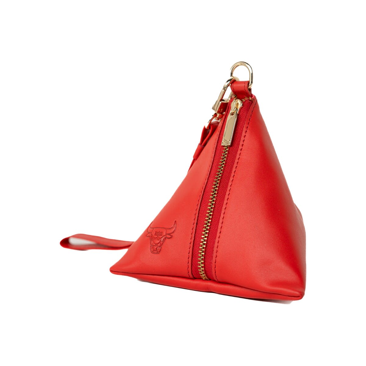 Chicago Bulls Rhea Dumpling Wristlet, Alternate, color, Red
