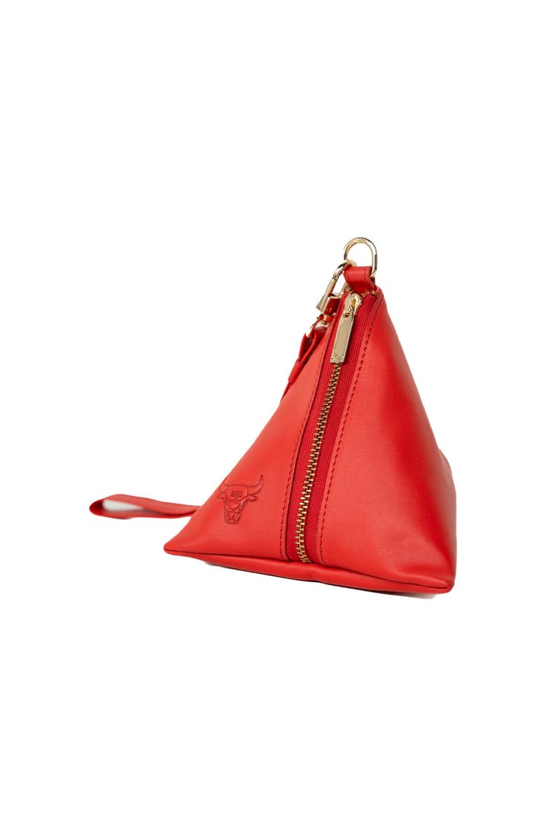 LUSSO Chicago Bulls Rhea Dumpling Wristlet, Alternate, color, Red