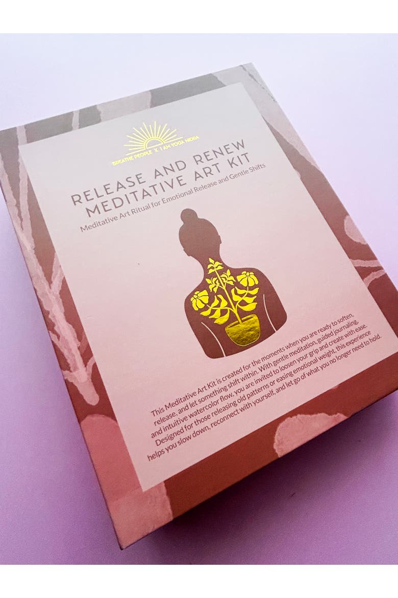 Release + Renew Meditative Art Kit, Alternate, color, Pink