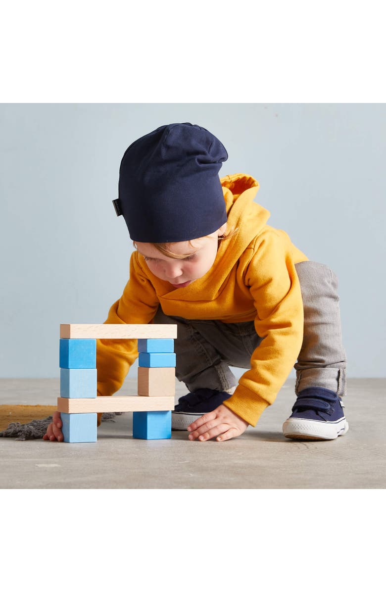 HABA Colored Wooden Building Blocks - 46 Piece Set of Wooden Toys, Stacking Toys for Toddlers 1-3 Ideal Open ended Toys, Made in Germany, Alternate, color, Multi