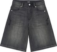 RtA Kids' Grove Bermuda Denim Shorts
