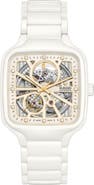 RADO True Square Open Heart Automatic Bracelet Watch, 38mm