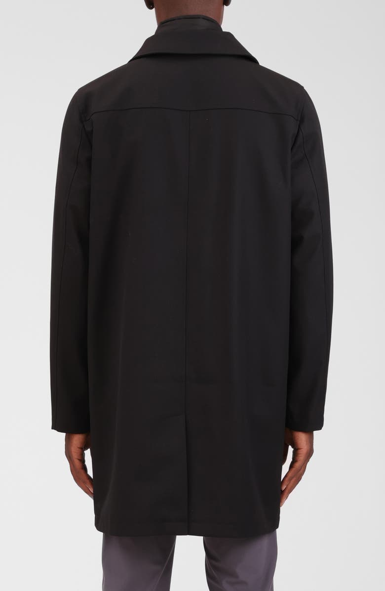 Bagatelle Mackintosh with Removable Quilted Bib, Alternate, color, Black