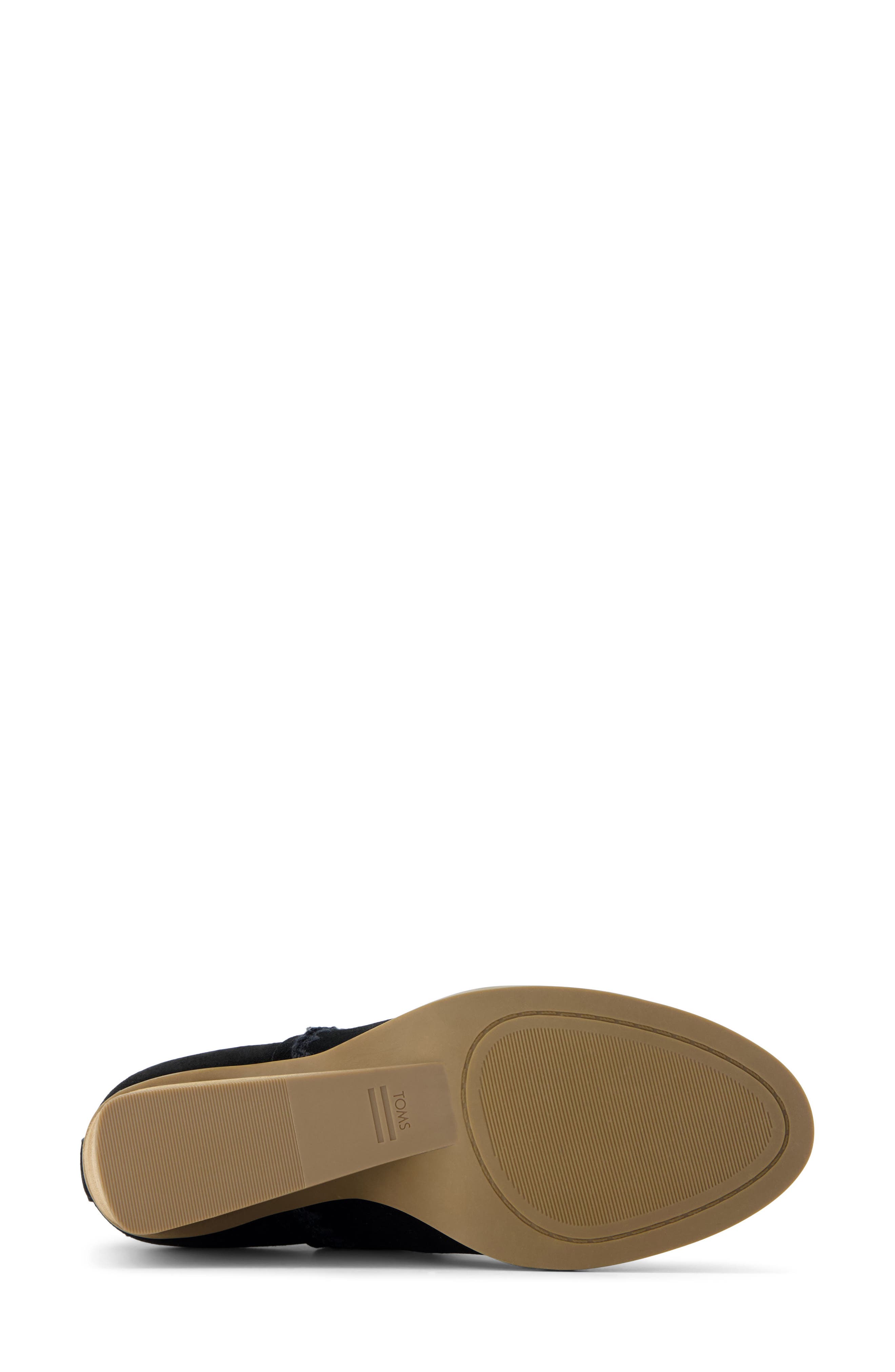 TOMS Kaia Wedge Bootie, Alternate, color, Black