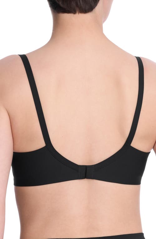 Natori Harmony Smooth Back Underwire Spacer T-shirt Bra In Black