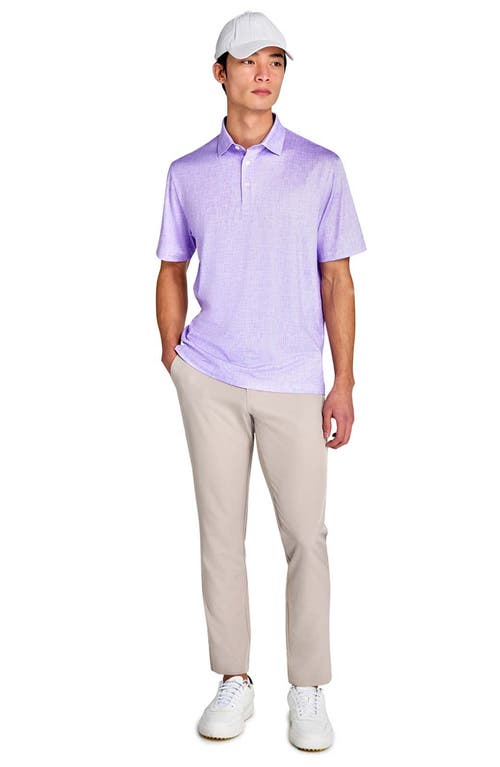 Construct Chambray Polo In Lilac