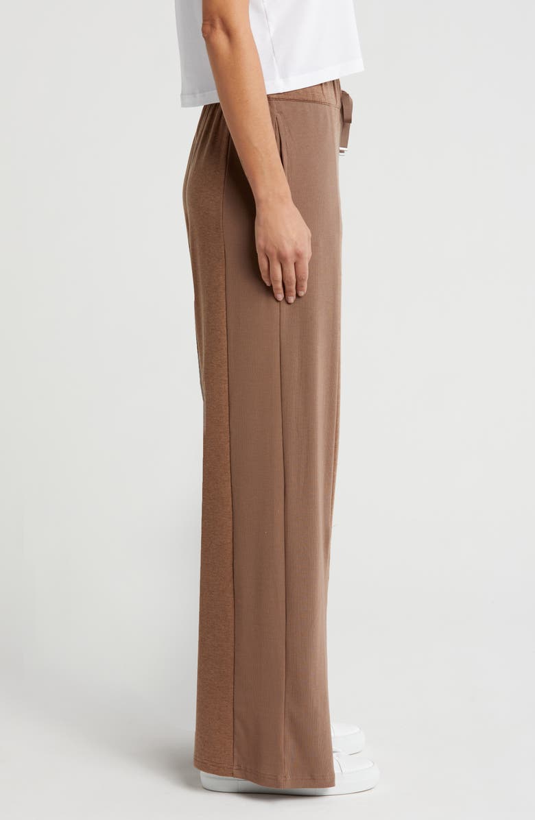 TravisMathew Hidden Local Front Slit Sweatpants, Alternate, color, Heather Cocoa Brown