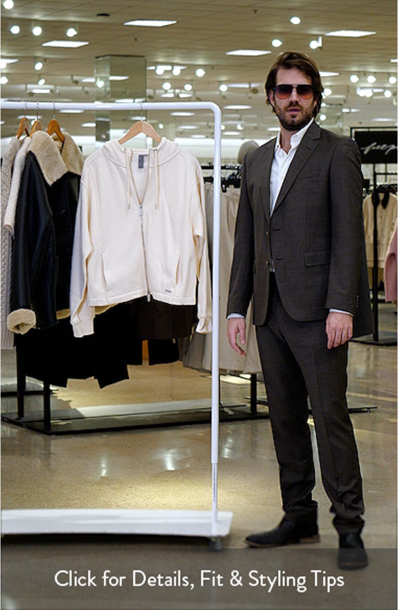 Premium Brushed Organic Cotton Blend Zip Hoodie, sales video thumbnail