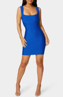 bebe Open Back Bandage Minidress