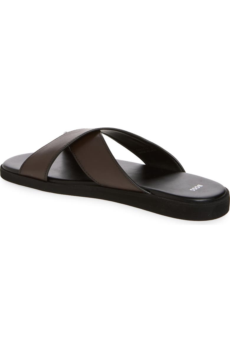 BOSS Darrel Crisscross Slide Sandal, Alternate, color,