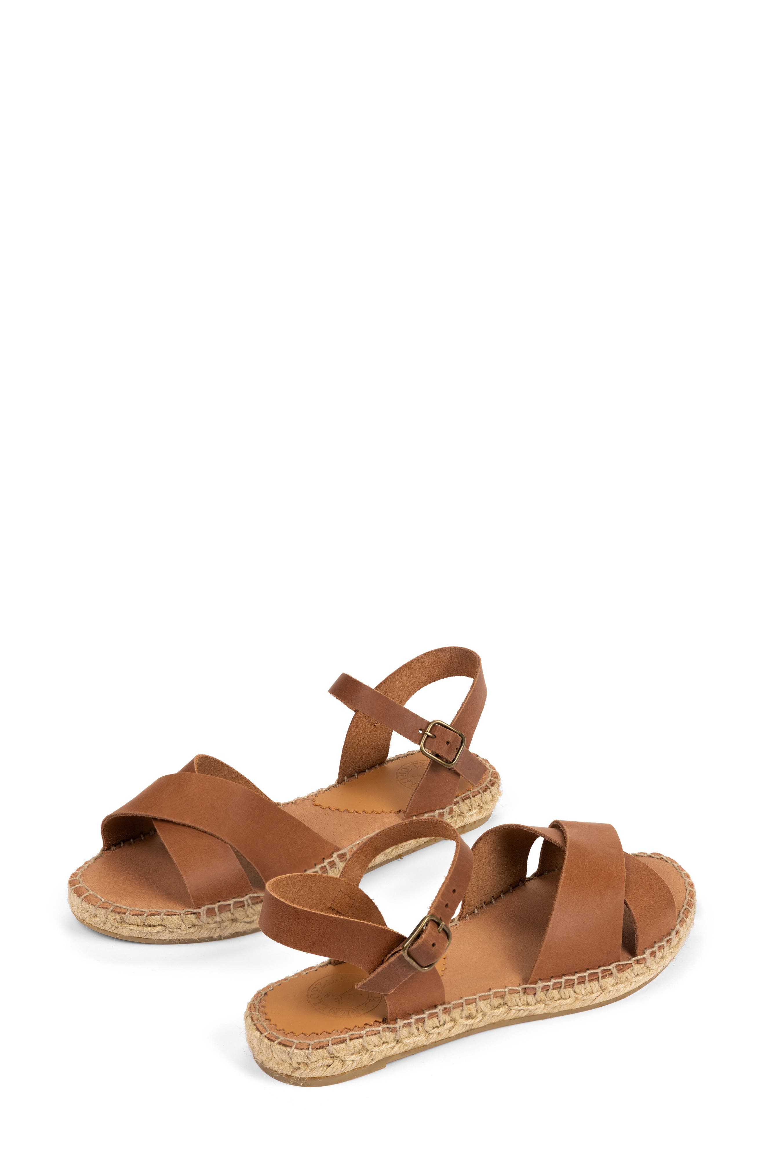 Penelope Chilvers Campo Ankle Strap Espadrille Platform Sandal, Alternate, color, Tan