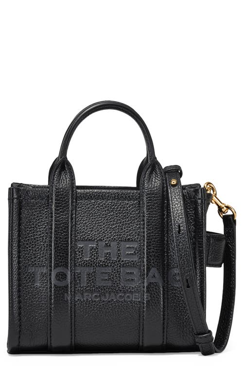 Marc Jacobs The Leather Crossbody Tote Bag in Black at Nordstrom