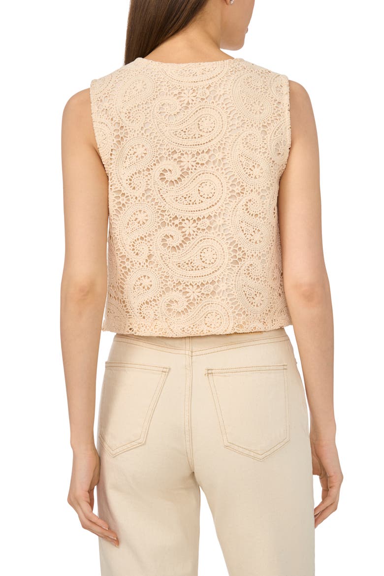 Crochet Vest, Alternate, color, NATURAL