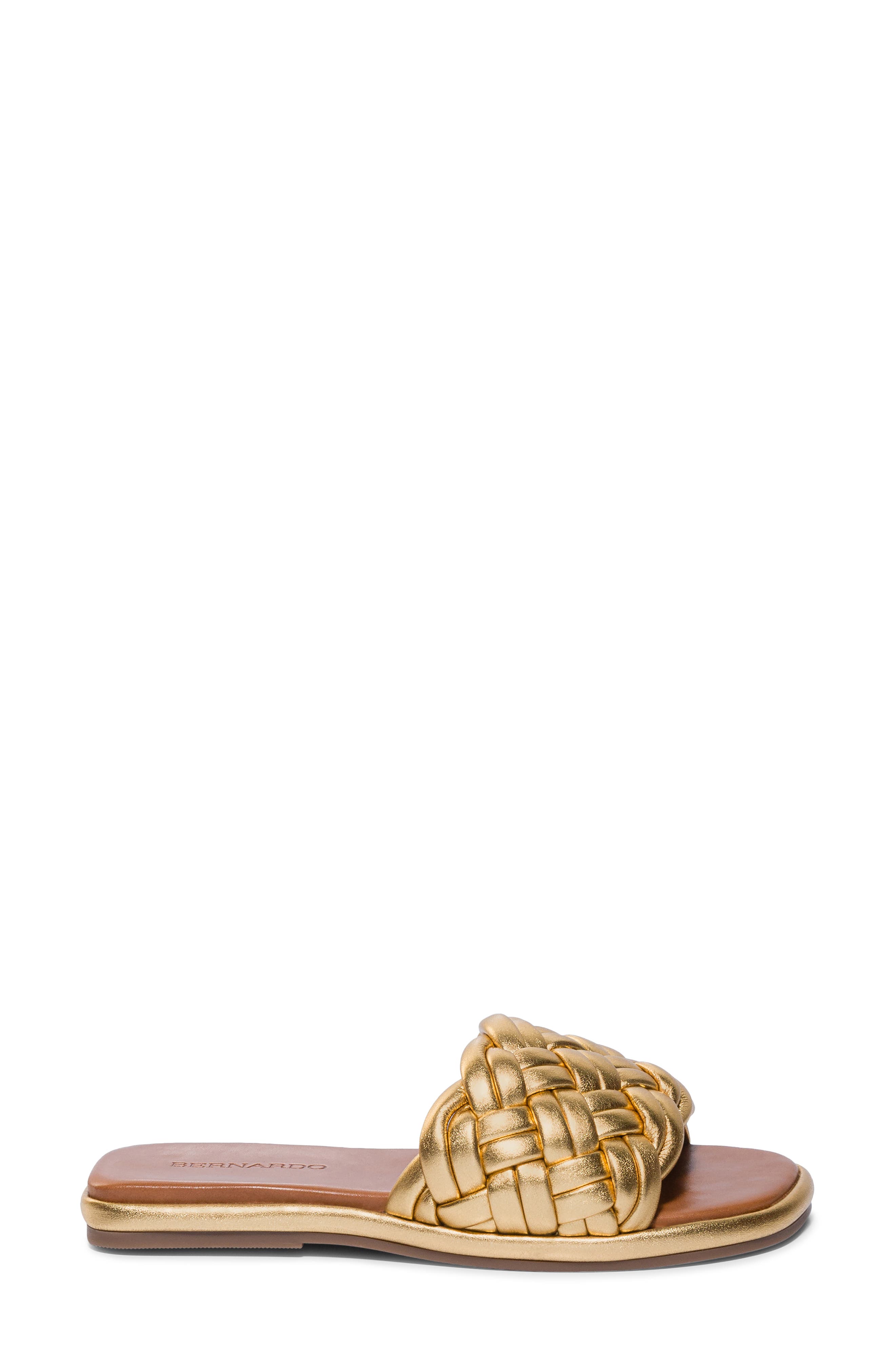 Troy Slide Sandal, Alternate, color, GOLD