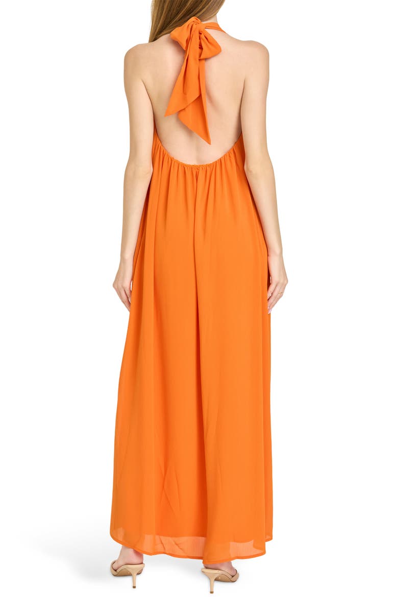 WAYF x Hannah Lovey Porter Solana Halter Maxi Dress, Alternate, color, 