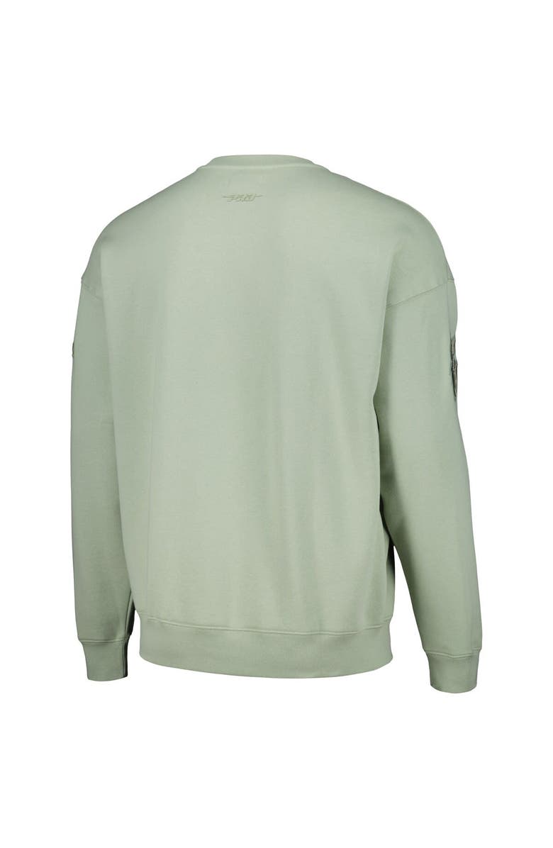 PRO STANDARD Men's Pro Standard Green Baltimore Orioles Neutral Drop Shoulder Pullover Sweatshirt, Alternate, color,